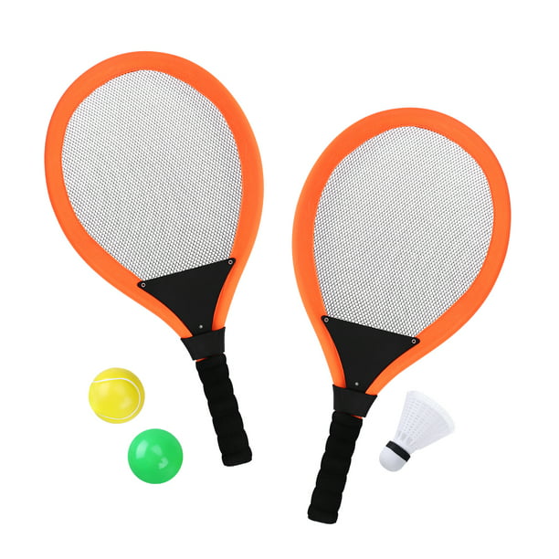 1 Pair Badminton Rackets Sport Training Toy for Kids Children Sports with 3 ball
